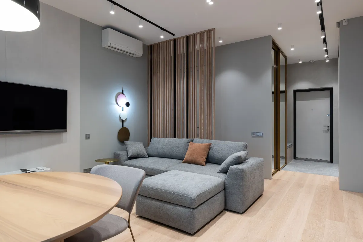 Living room after furnishing